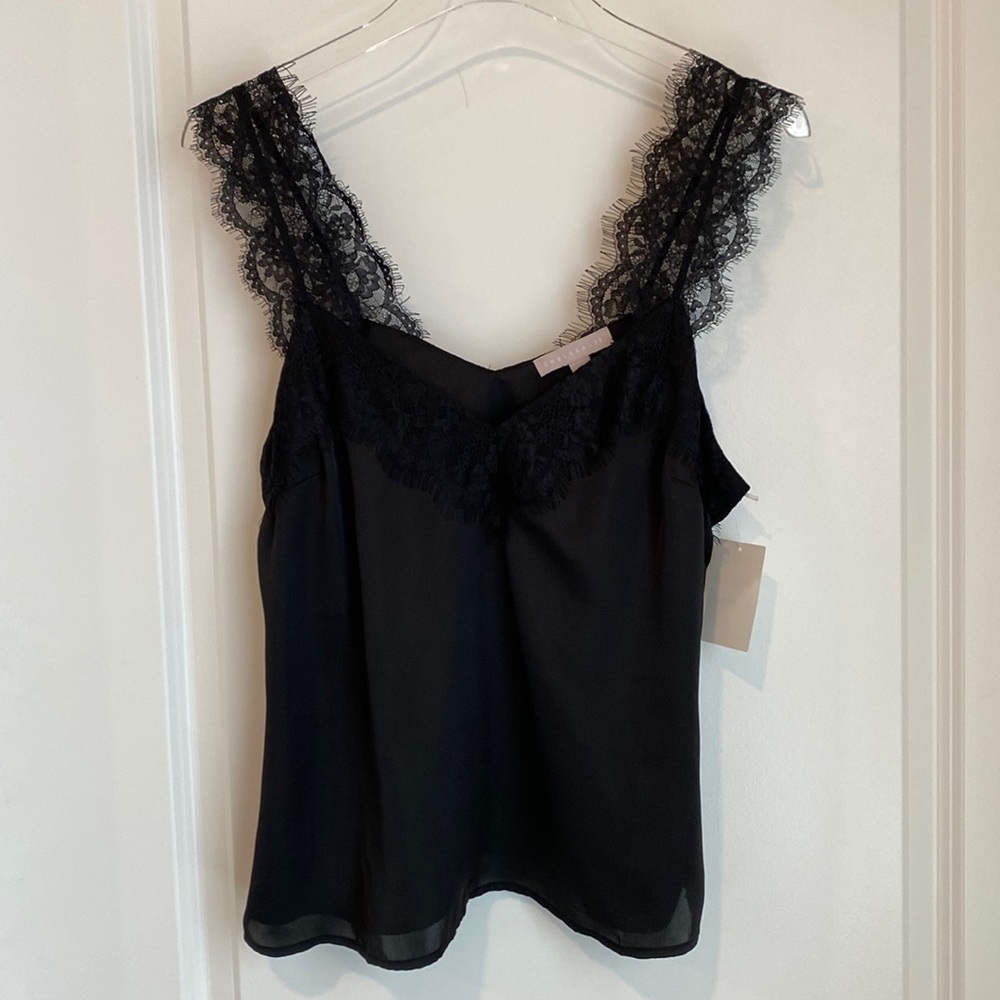 Chelsea28 Camisole Eyelash Lace Trim SIZE MEDIUM NWT
